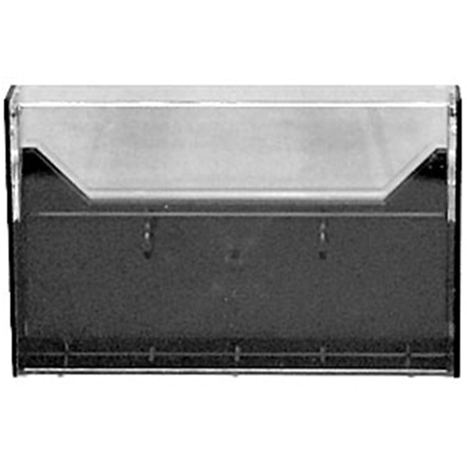 Black/Clear Plastic Norelco Sytle Cassette Case - ProSound and Stage Lighting