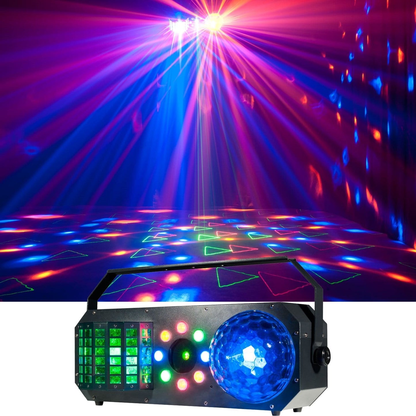 ADJ American DJ Boom Box FX1 4-in-1 FX LED Light with Laser - ProSound and Stage Lighting