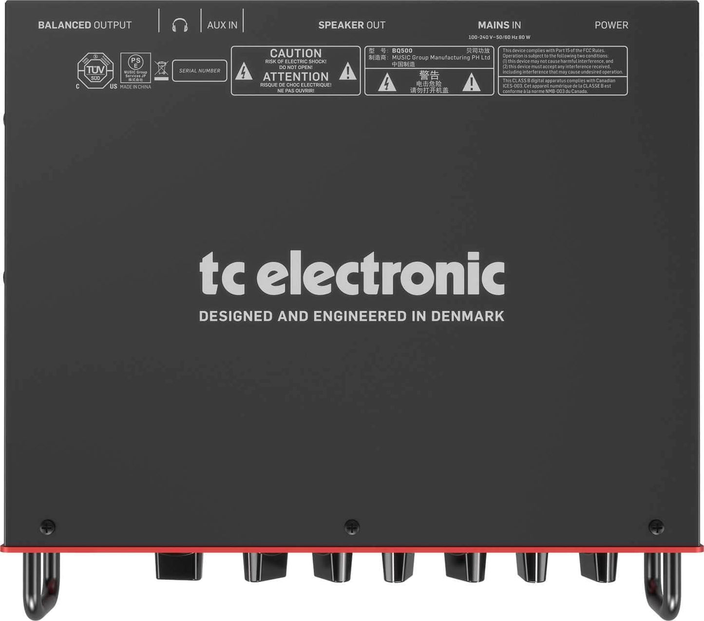 TC Electronic 500 Watt Portable Bass Head - ProSound and Stage Lighting