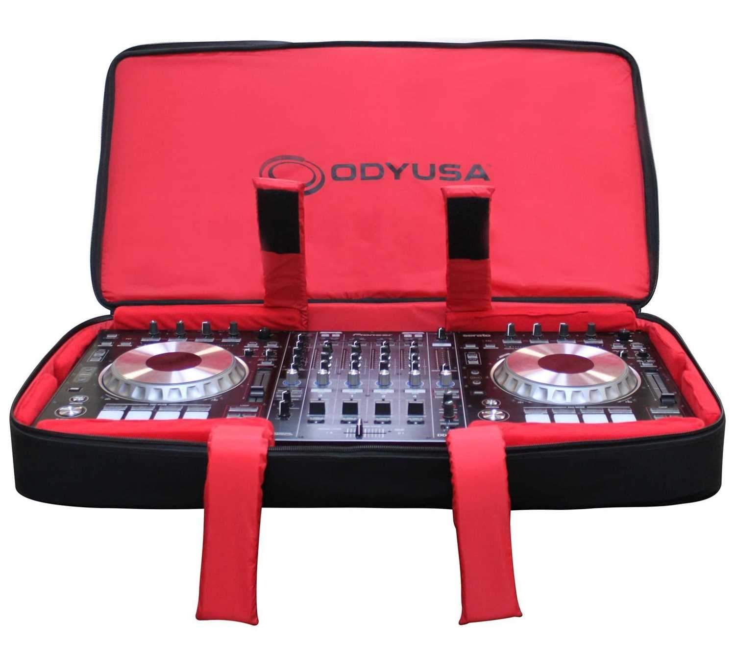 Odyssey Red Series Gear Bag for Pioneer DJ DDJ-SZ2 and XDJ-RX2