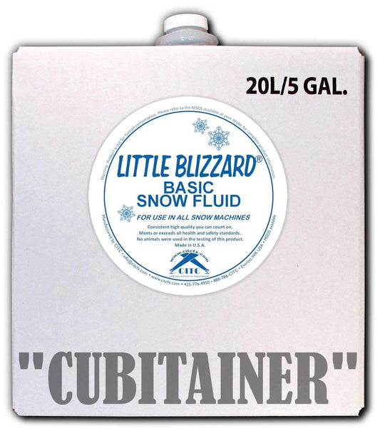 CITC Little Blizzard Basic Snow Fluid 5 Gallon - ProSound and Stage Lighting