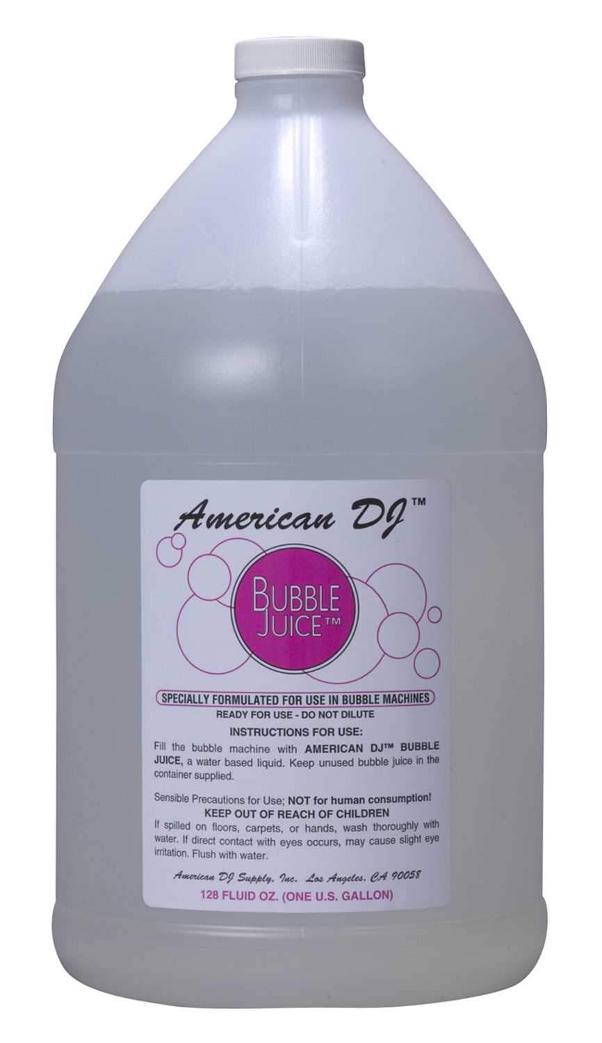 ADJ American DJ Bubble Machine Fluid Juice - 1 Gallon - ProSound and Stage Lighting