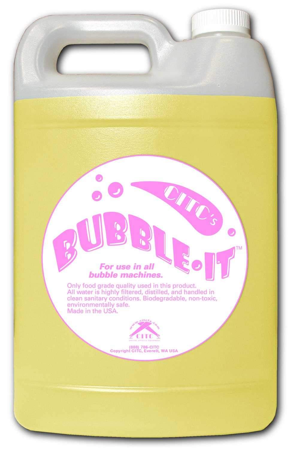 CITC Bubble-IT Fluid for Thinner Bubbles 1 Gal - ProSound and Stage Lighting