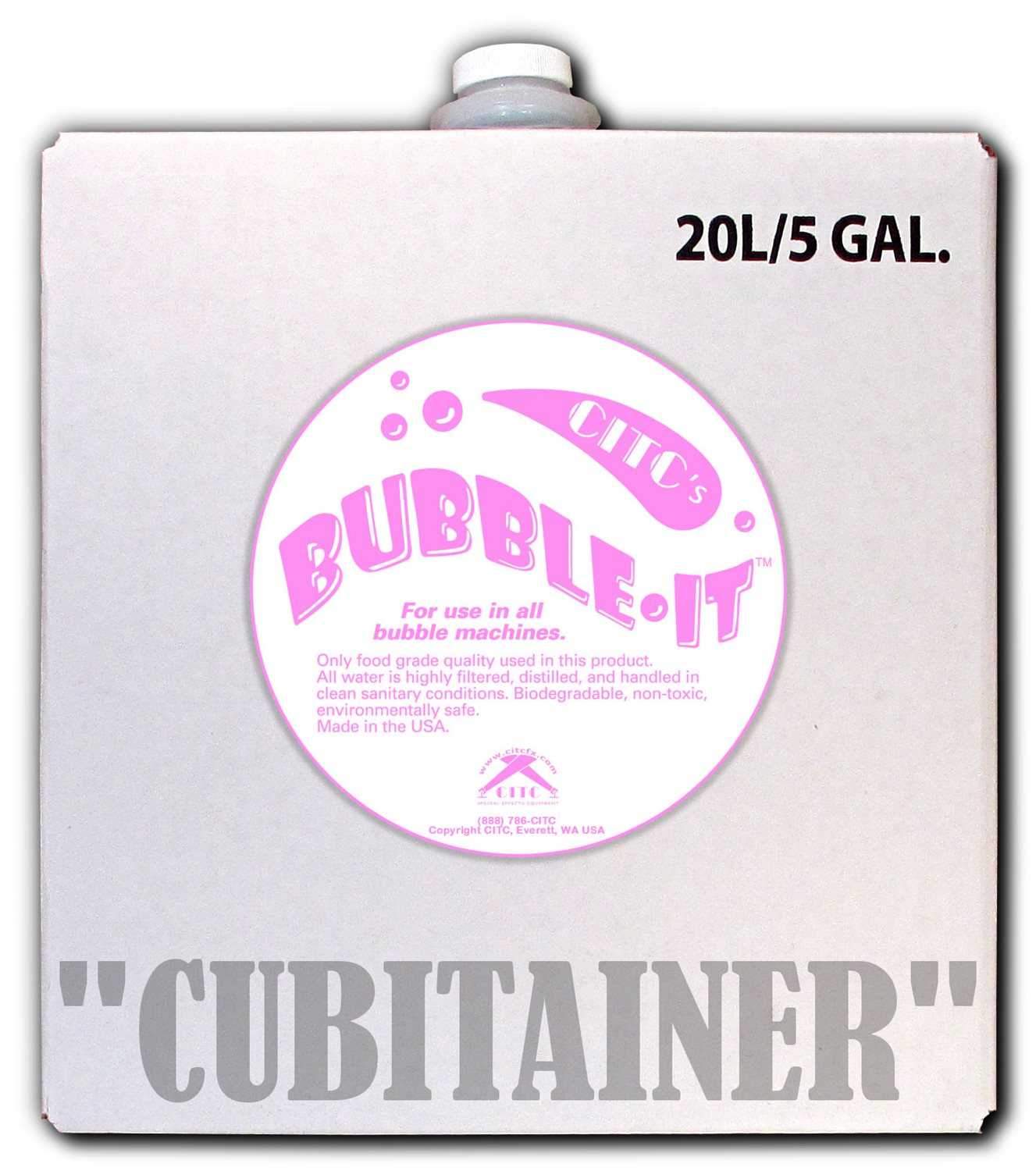 CITC Bubble-IT Fluid for Thinner Bubbles 5 Gal - ProSound and Stage Lighting