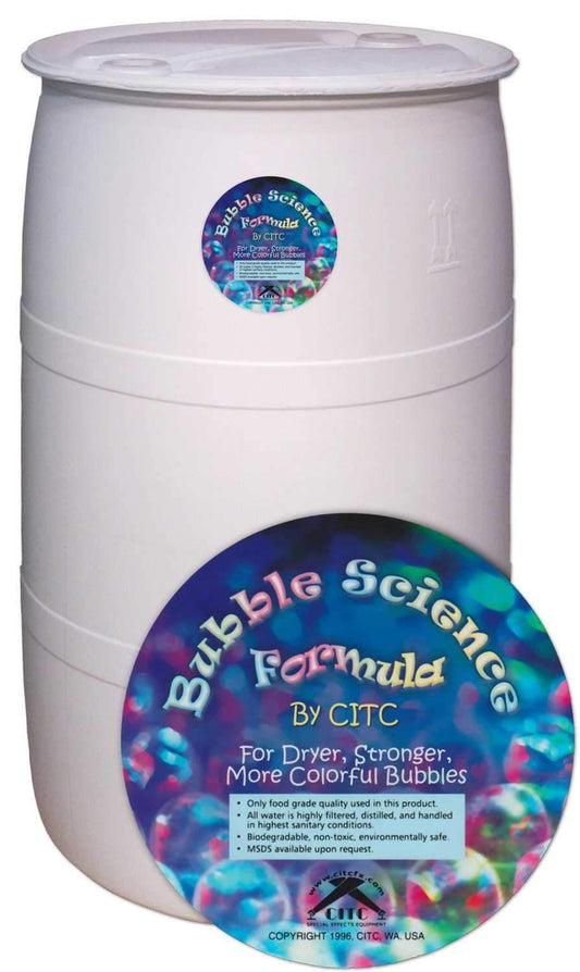 CITC Bubble Science Fluid 10x Bubbles 55 Gal - ProSound and Stage Lighting