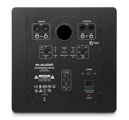 M-Audio BX10S Active 240 Watt Powered Subwoofer - ProSound and Stage Lighting
