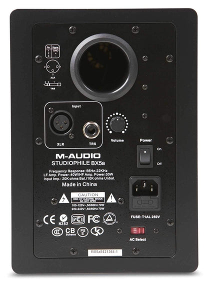 M-Audio BX5A Studio Reference Monitors - Pair - ProSound and Stage Lighting