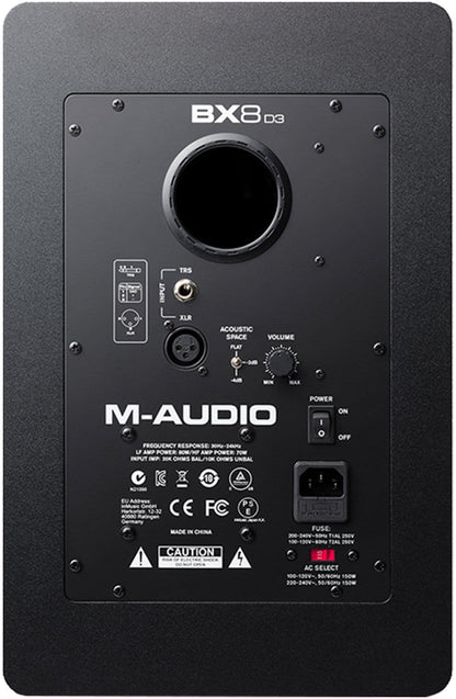M-Audio BX8-D3 8-Inch Active Studio Monitor - PSSL ProSound and Stage Lighting
