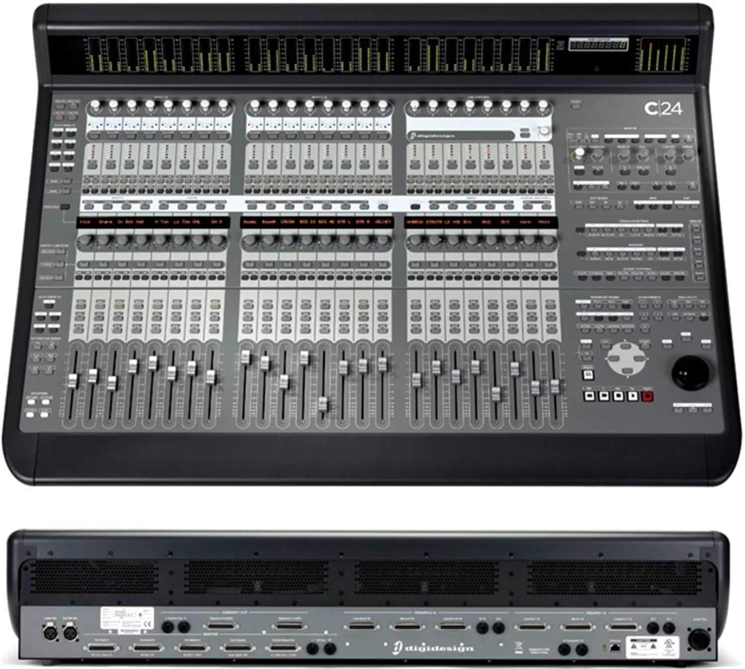 Avid C-24 24 Control Surface with I/O Pro Tools - ProSound and Stage Lighting