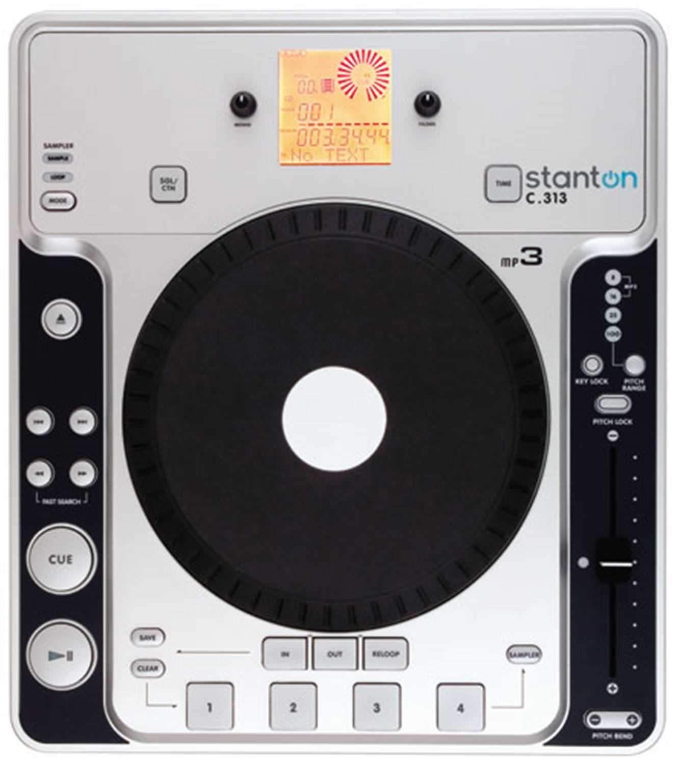 Stanton C-313 Single Table Top CD Player/Mp3 - ProSound and Stage Lighting
