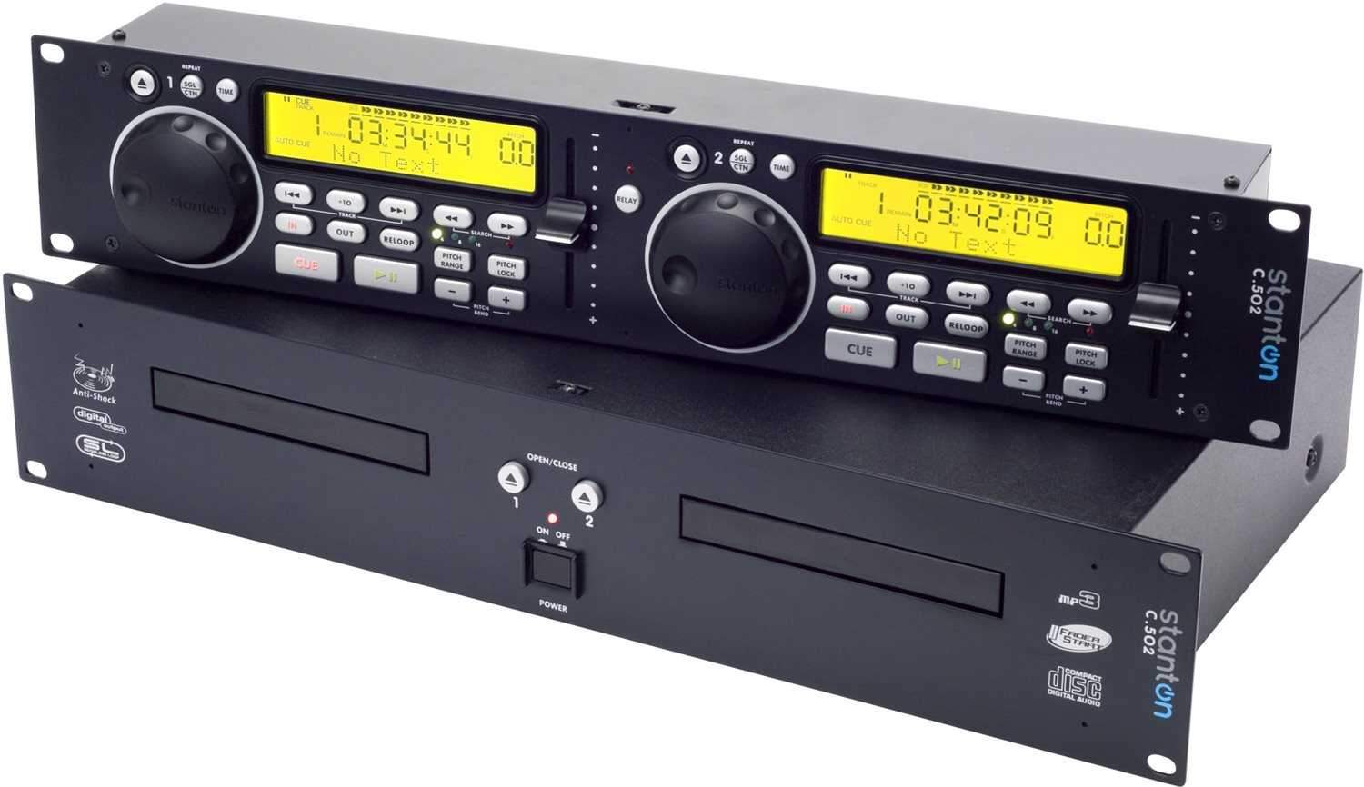 Stanton C.502 Rackmount Dual DJ CD & MP3 Player - ProSound and Stage Lighting