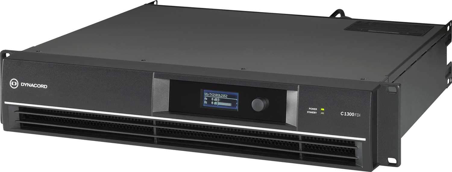 DYNACORD C1300FDI 650 Watt Powered Amplifier - ProSound and Stage Lighting