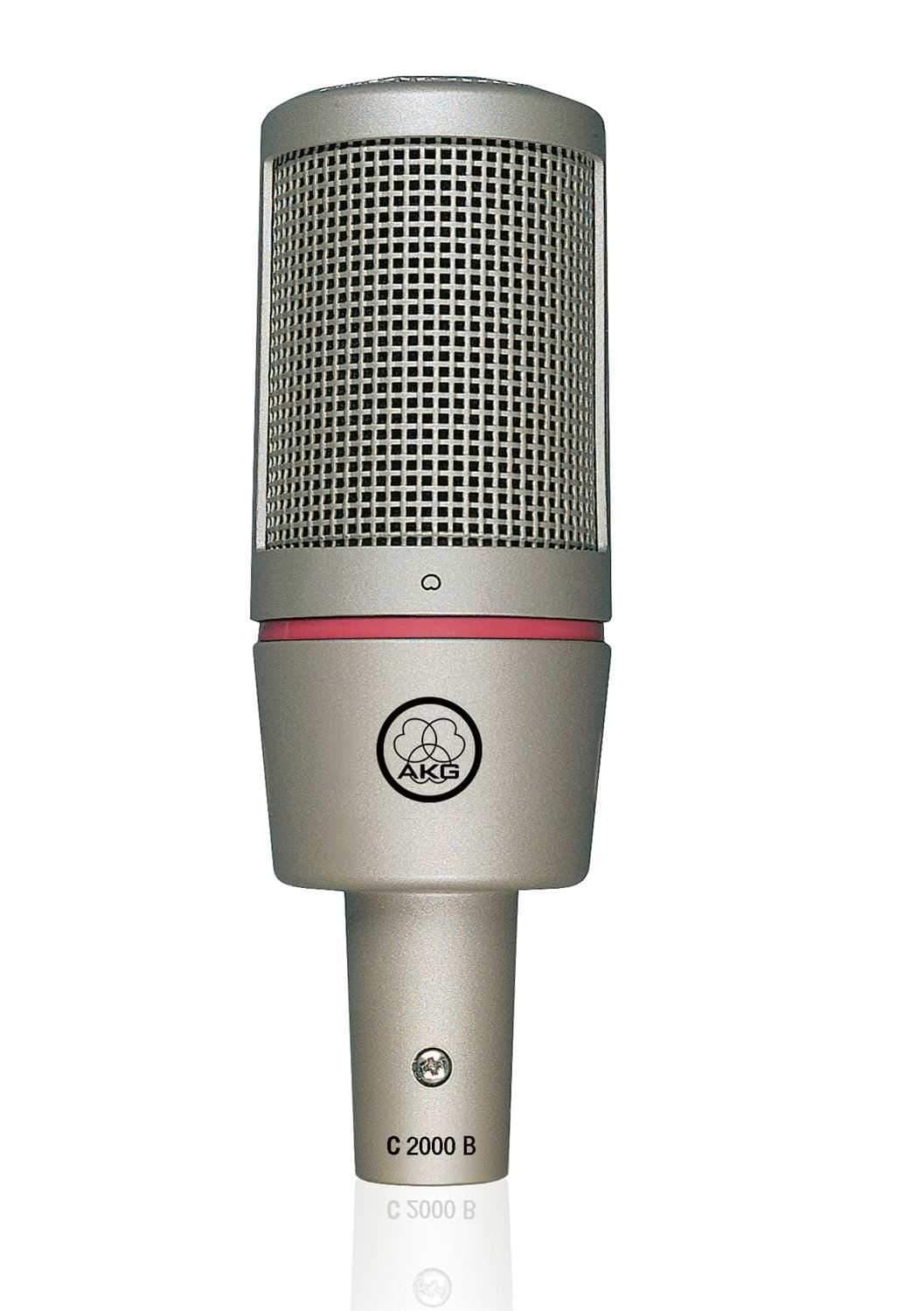 AKG C2000B Side-Addrs Cardioid Mic with H85 Shock Mnt - ProSound and Stage Lighting