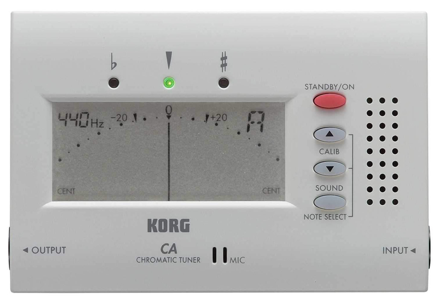 Korg CA40 Chromatic Tuner with Output Jack - ProSound and Stage Lighting