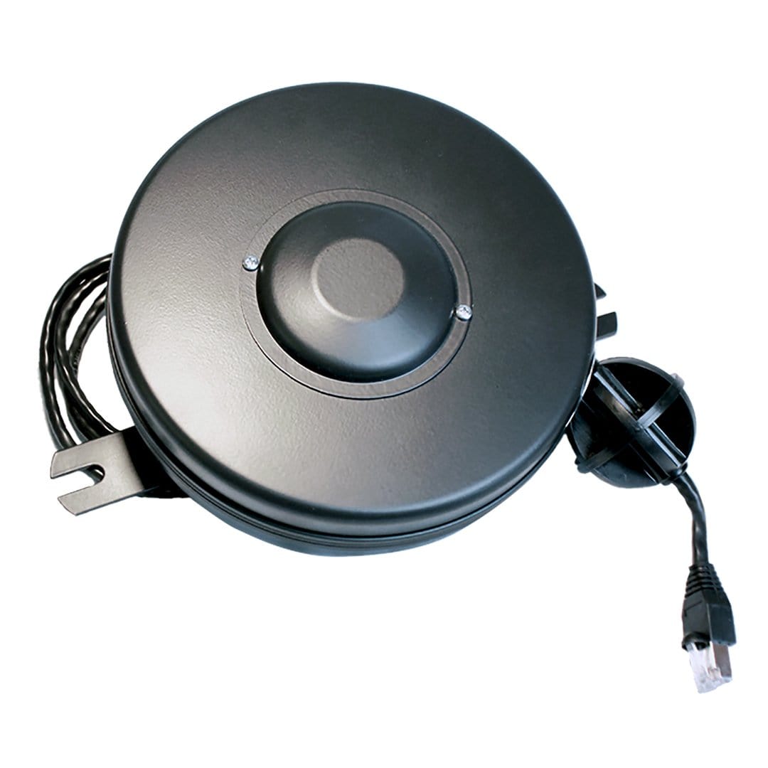 Stage Ninja CAT5-15-S 15 Foot Retractable CAT5e Unshielded Cable Reel - ProSound and Stage Lighting