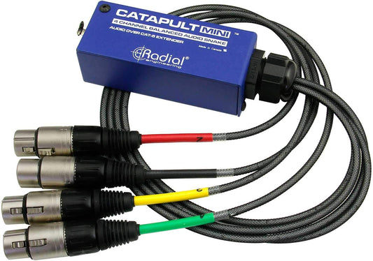 Radial Catapult MINI TX 4ch Cat5 XLRF Breakout Box - ProSound and Stage Lighting