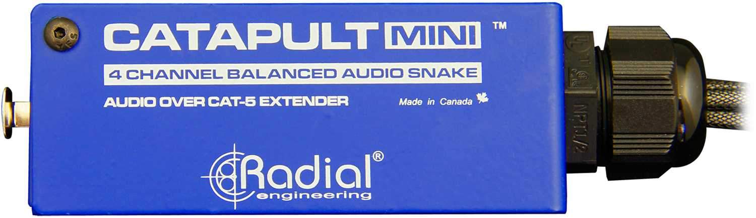 Radial Catapult MINI TX 4ch Cat5 XLRF Breakout Box - ProSound and Stage Lighting