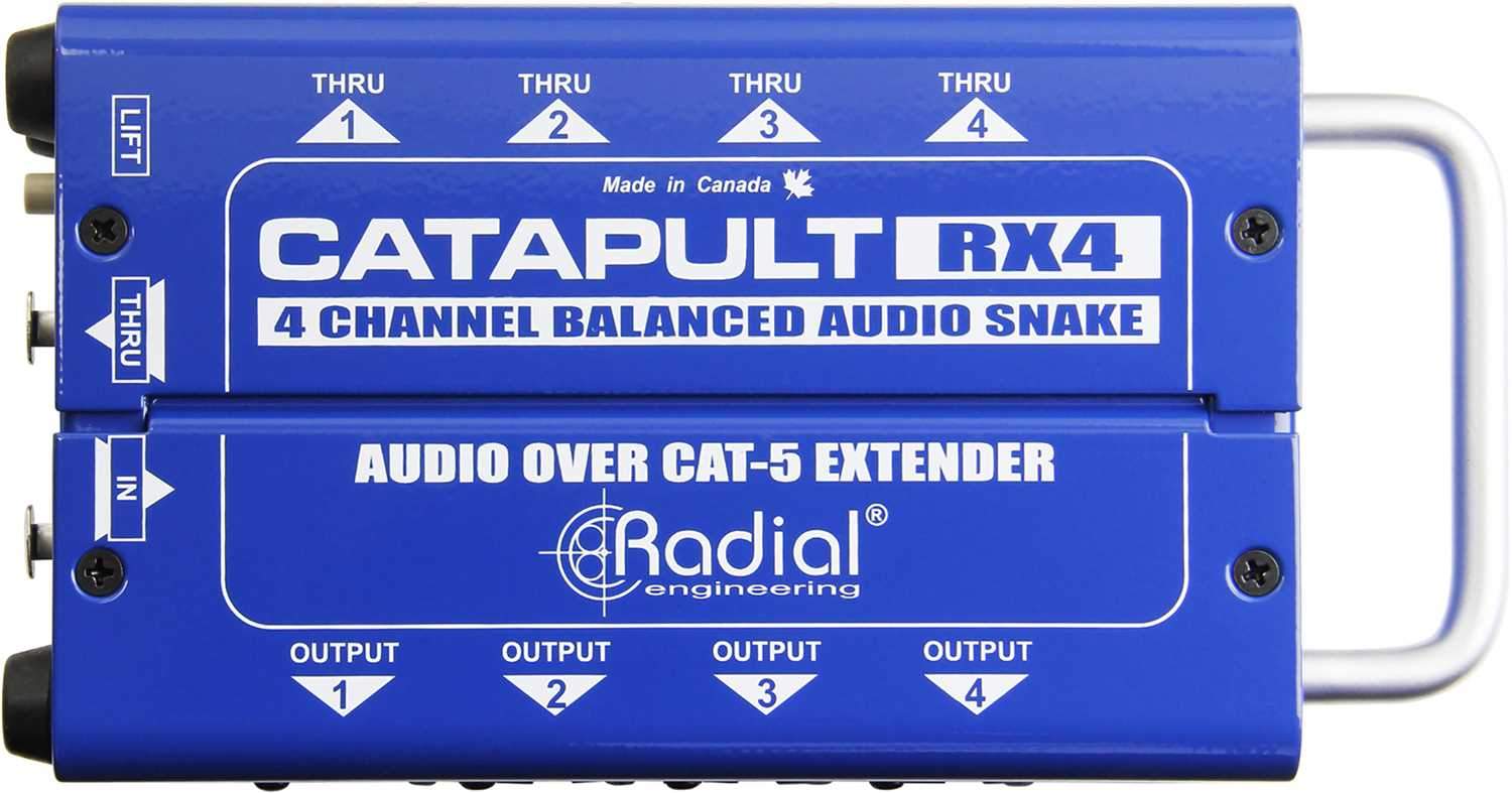 Radial Catapult RX4 4ch Receiver with Balanced Outs - ProSound and Stage Lighting