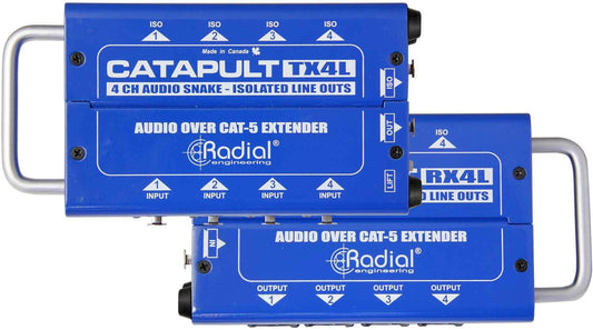 Radial Catapult RX4L 4-Channel Receiver Line-level - ProSound and Stage Lighting