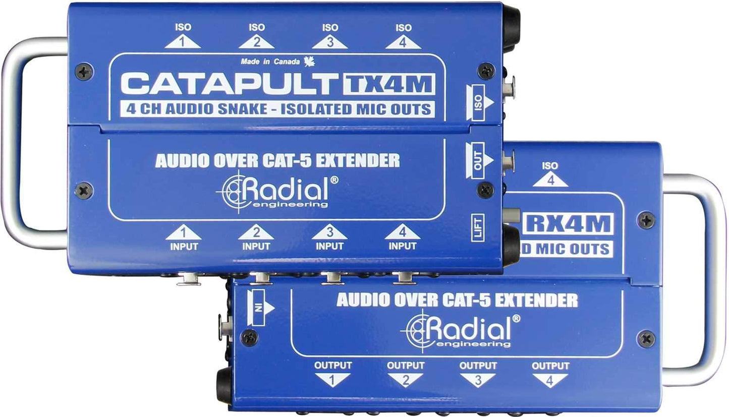 Radial Catapult RX4M 4 Channel Receiver Mic-level - ProSound and Stage Lighting