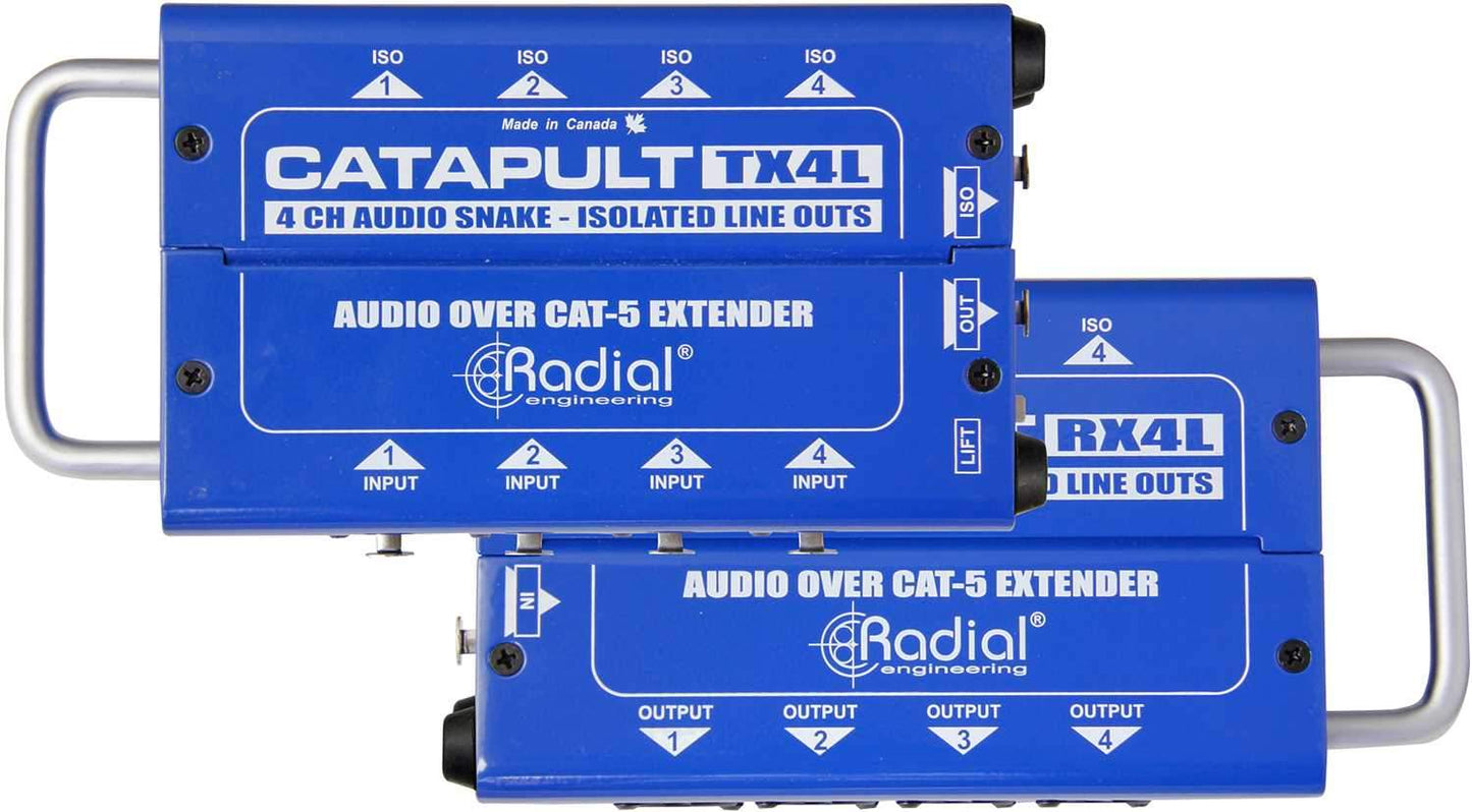 Radial Catapult TX4L 4 Channel Transmitter Line-level - ProSound and Stage Lighting