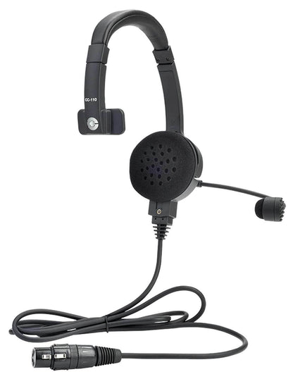 Clear-Com CC-110-X4 Lightweight Single-Ear Standard Headset - ProSound and Stage Lighting