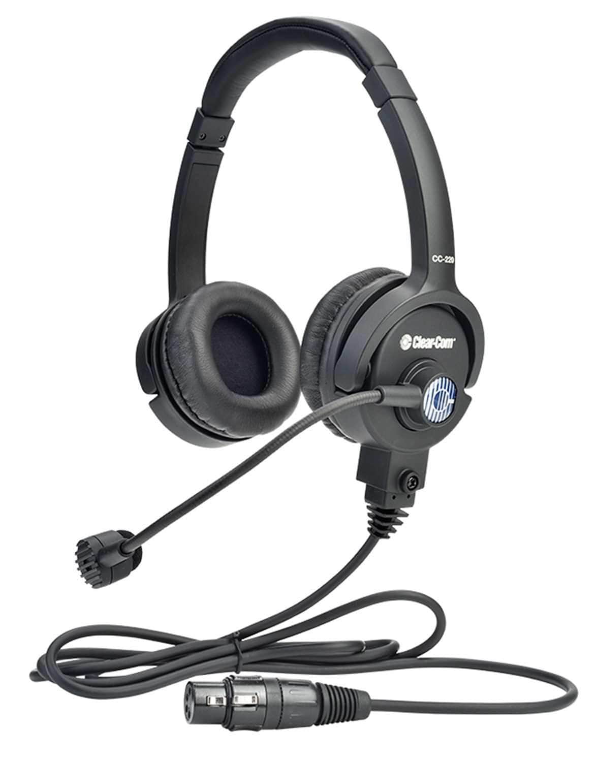 Clear-Com CC-220-X4 Lightweight Double-Ear Standard Headset - ProSound and Stage Lighting