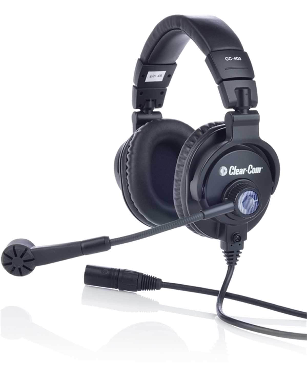 Clear-Com CC-400 Double-Ear Standard Headset - ProSound and Stage Lighting