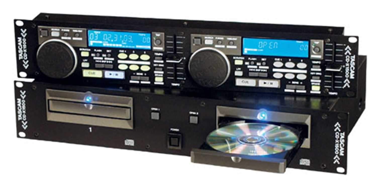 Tascam CDX1500 Dual CD Player - ProSound and Stage Lighting