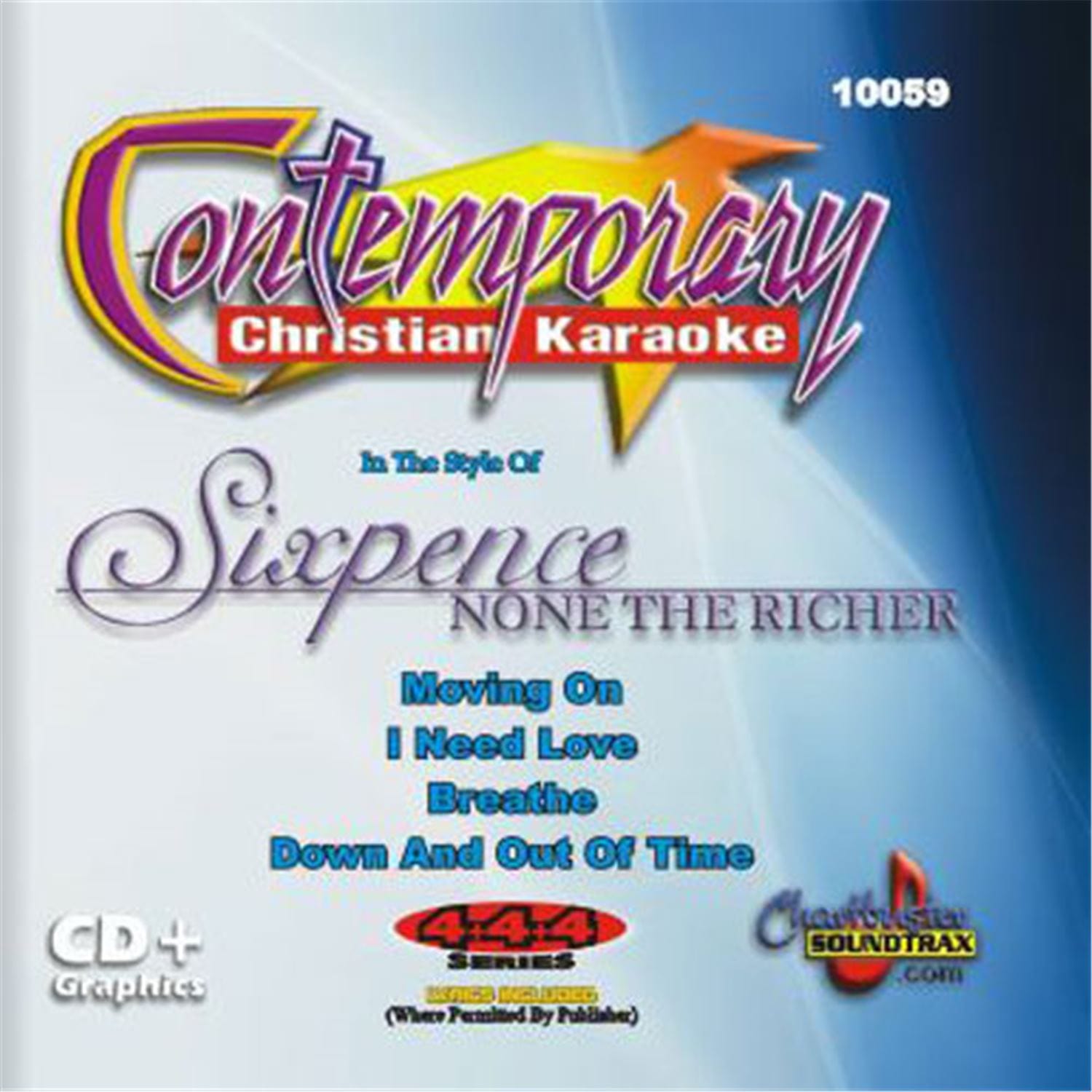 Chartbuster Karaoke Sixpence Non The Richer - ProSound and Stage Lighting