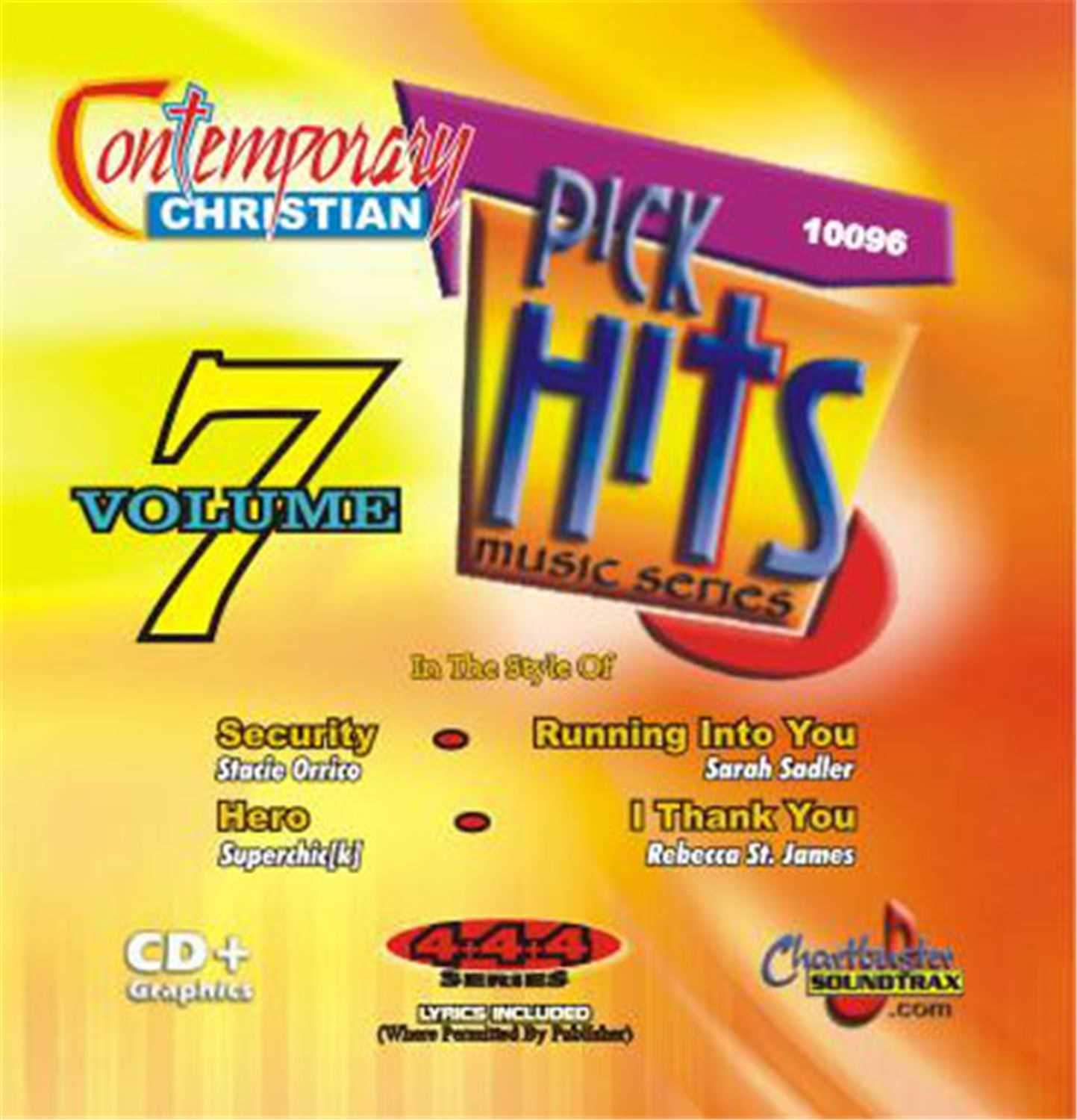 Chartbuster Contemporary Christian Pick Hits Vol 7 - ProSound and Stage Lighting