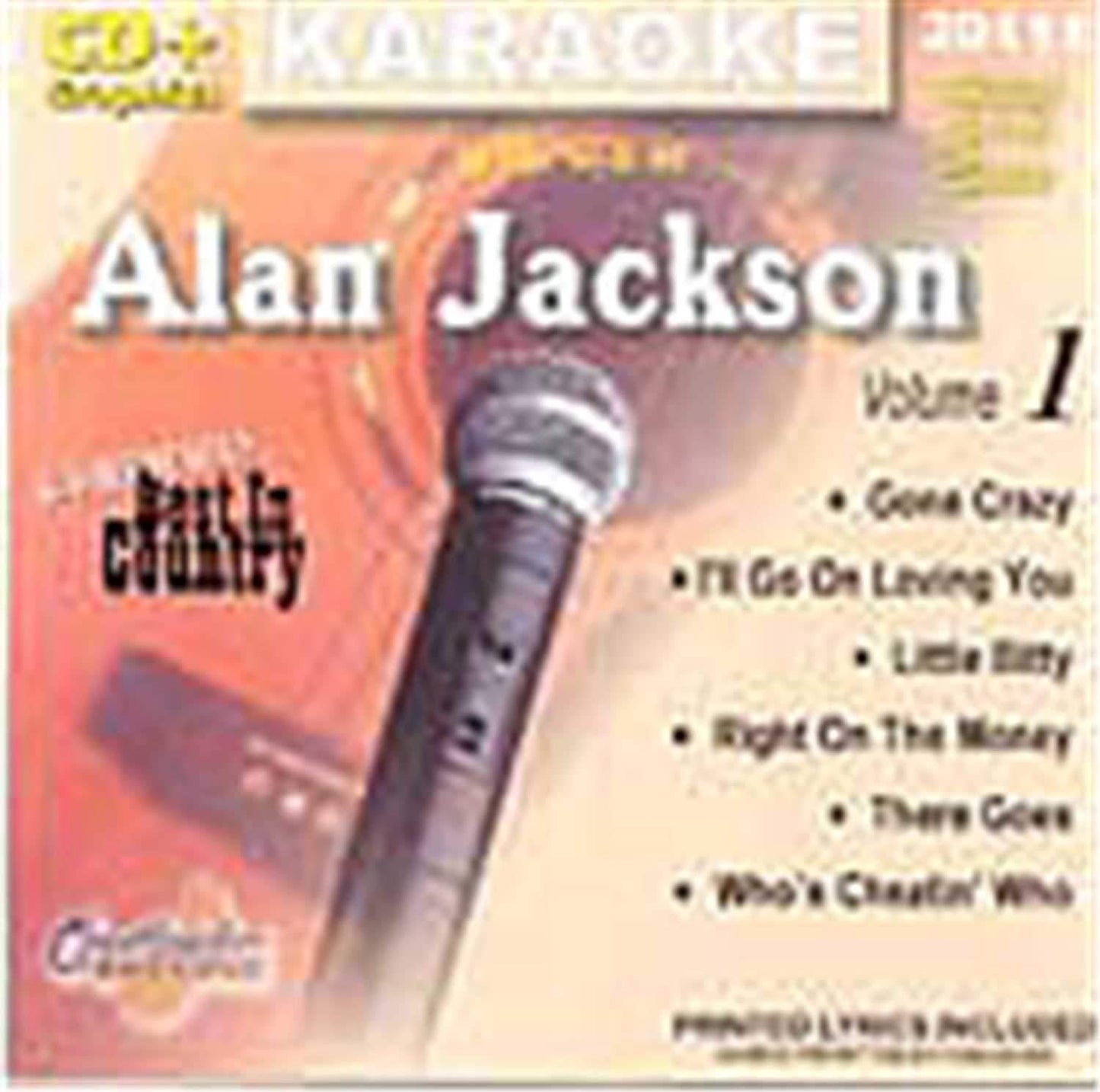 Chartbuster Karaoke Country Artist Alan Jackson V1 - ProSound and Stage Lighting