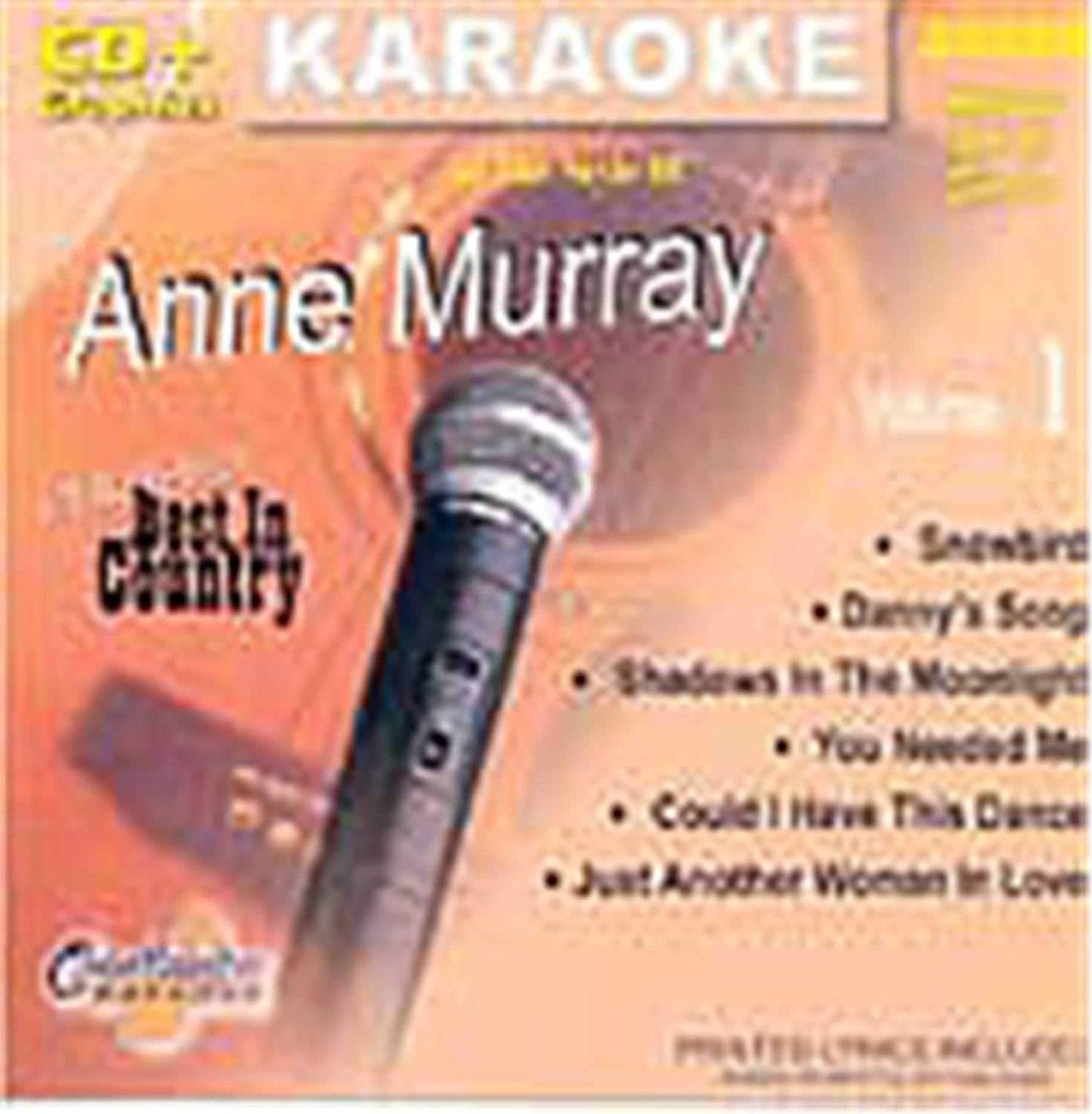 Chartbuster Karaoke Artist Anne Murray - ProSound and Stage Lighting