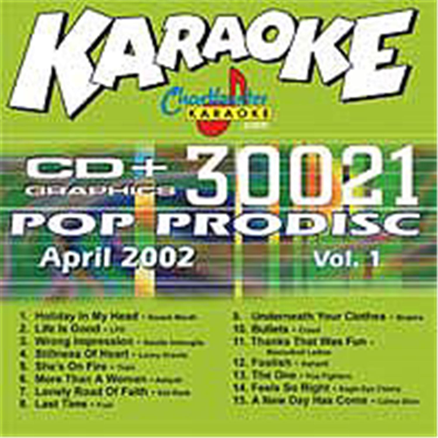 Chartbuster Karaoke April 2002 Pop Hits - ProSound and Stage Lighting