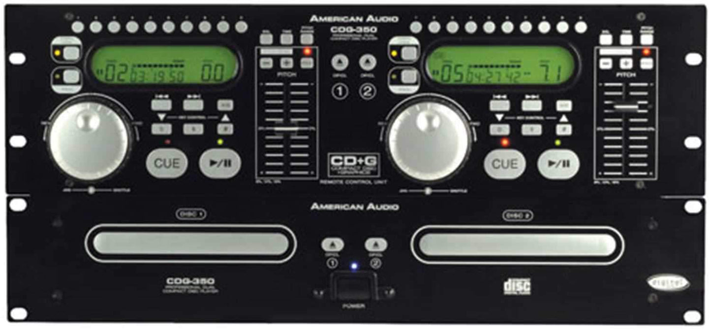 American DJ Dual CD Plus G DJ And Karaoke Player - ProSound and Stage Lighting