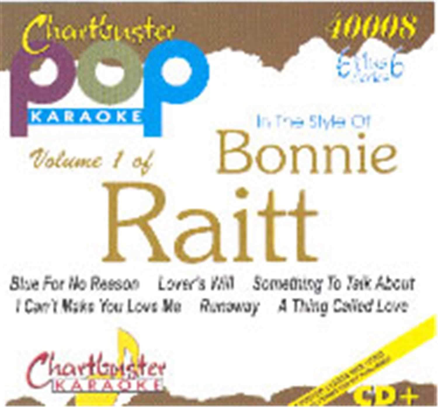 Chartbuster Karaoke Artist Bonnie Raitt Vol 1 - ProSound and Stage Lighting