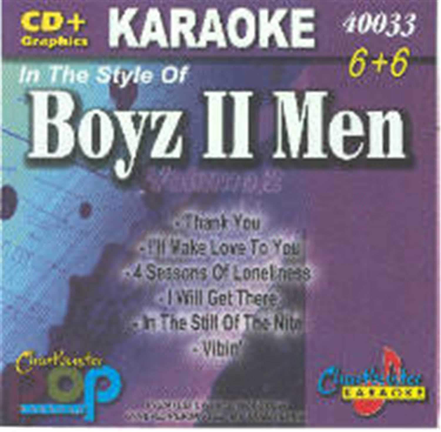 Chartbuster Karaoke Artist Boyz Ii Men Vol 2 - ProSound and Stage Lighting