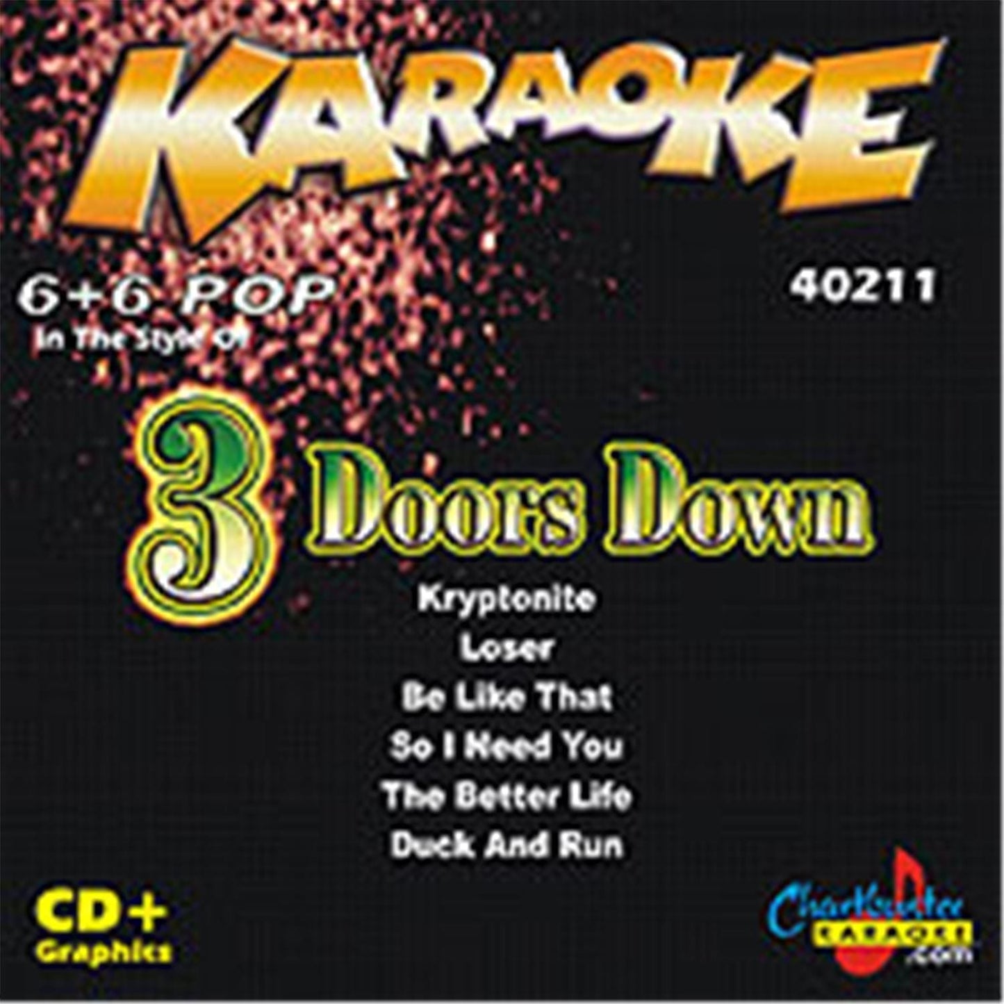 Chartbuster Karaoke Pop Artist 3 Doors Down - ProSound and Stage Lighting