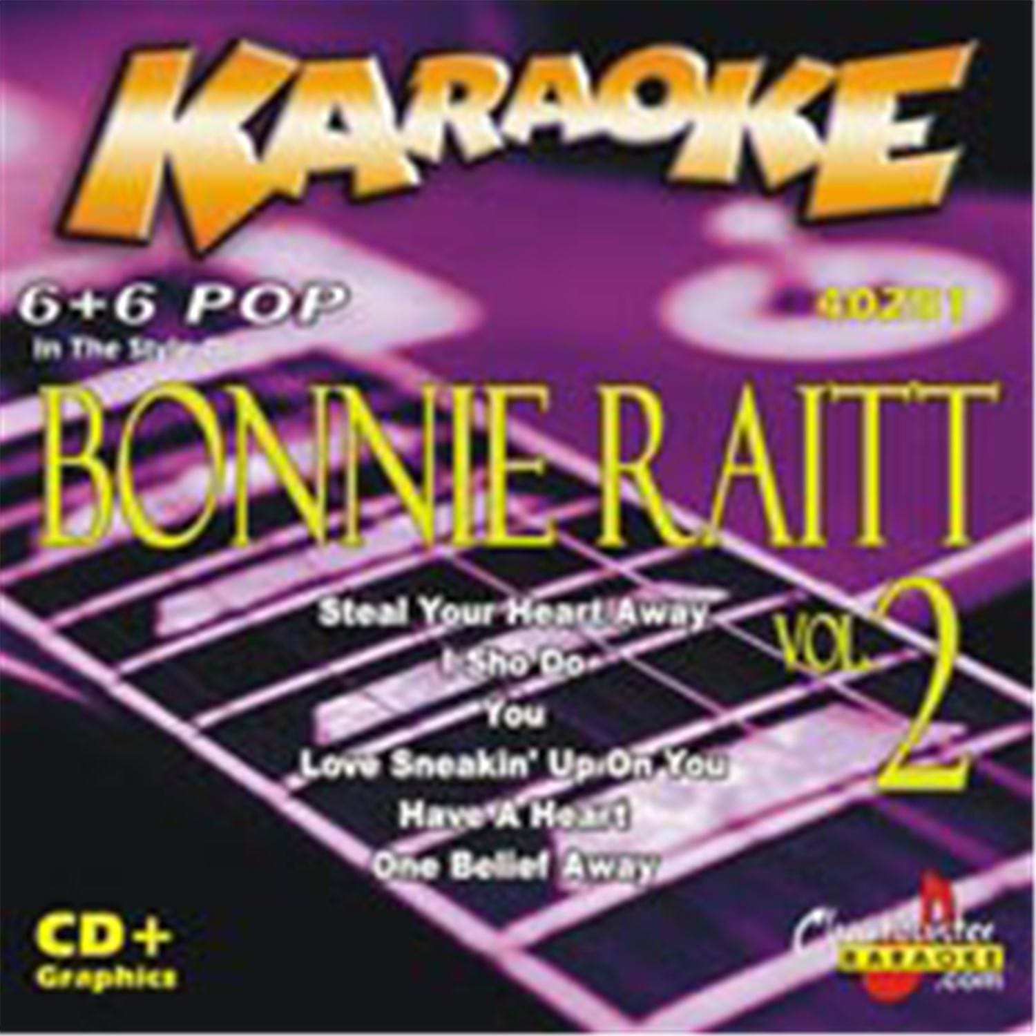 Chartbuster Karaoke Artist Bonnie Raitt Vol 2 - ProSound and Stage Lighting