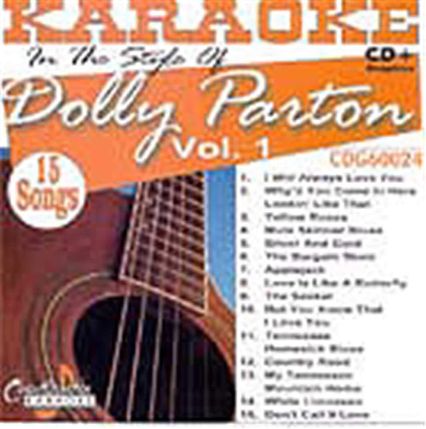 Chartbuster Karaoke Hot Country Hits Dolly Parton - ProSound and Stage Lighting
