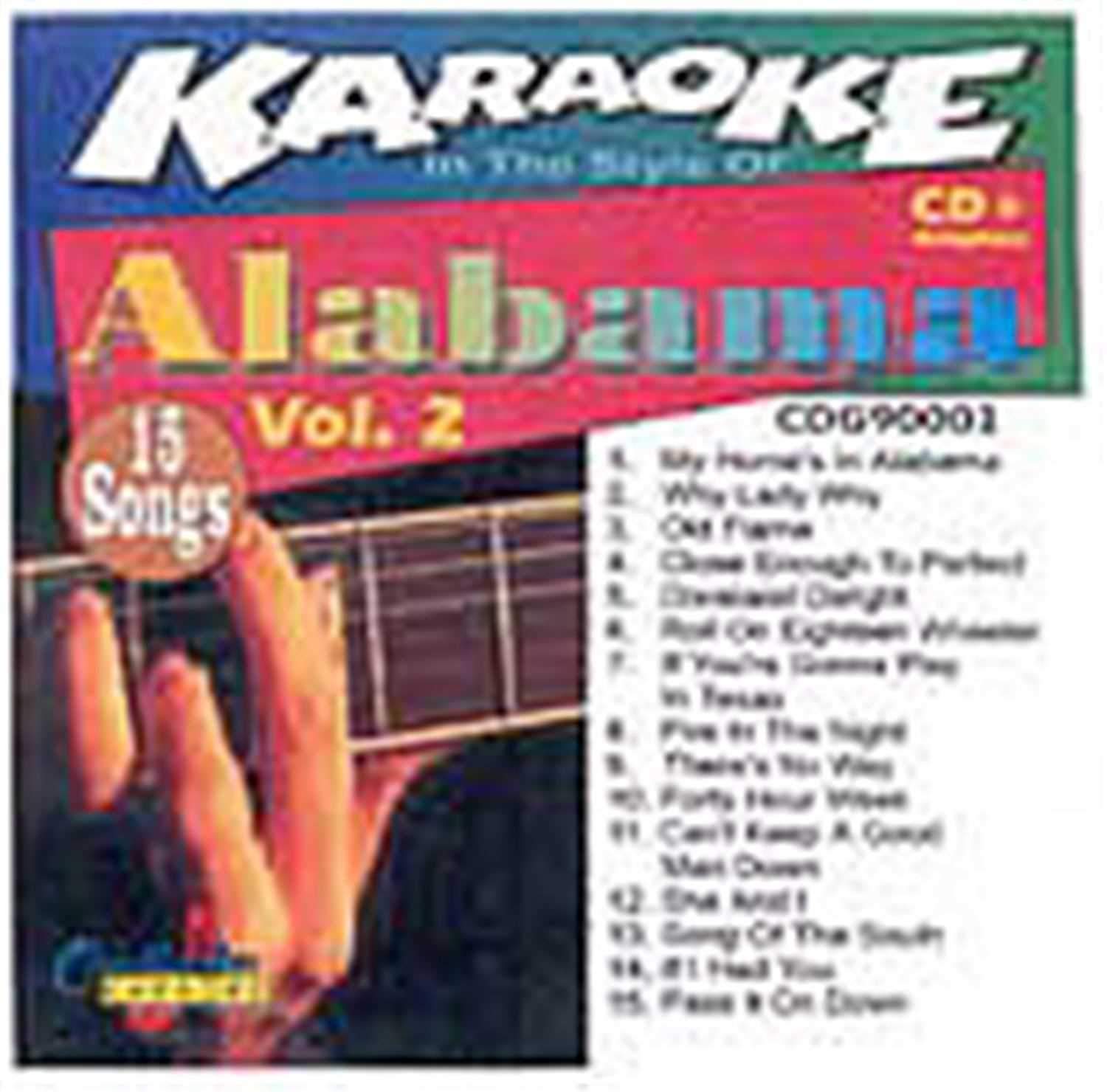 Chartbuster Karaoke Pro Artist Alabama Vol 2 - ProSound and Stage Lighting