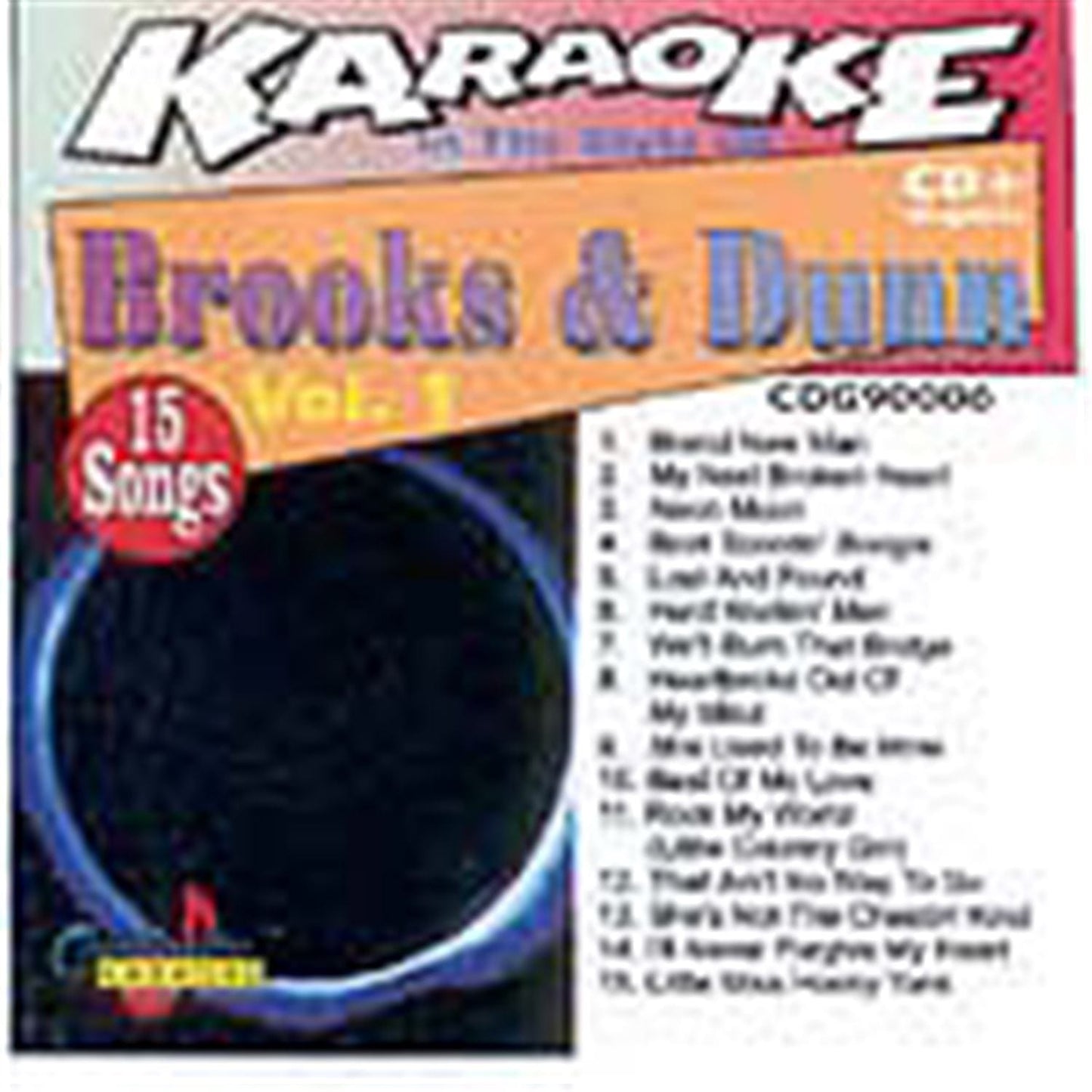 Chartbuster Karaoke Pro Artist Brooks & Dunn Vol 1 - ProSound and Stage Lighting