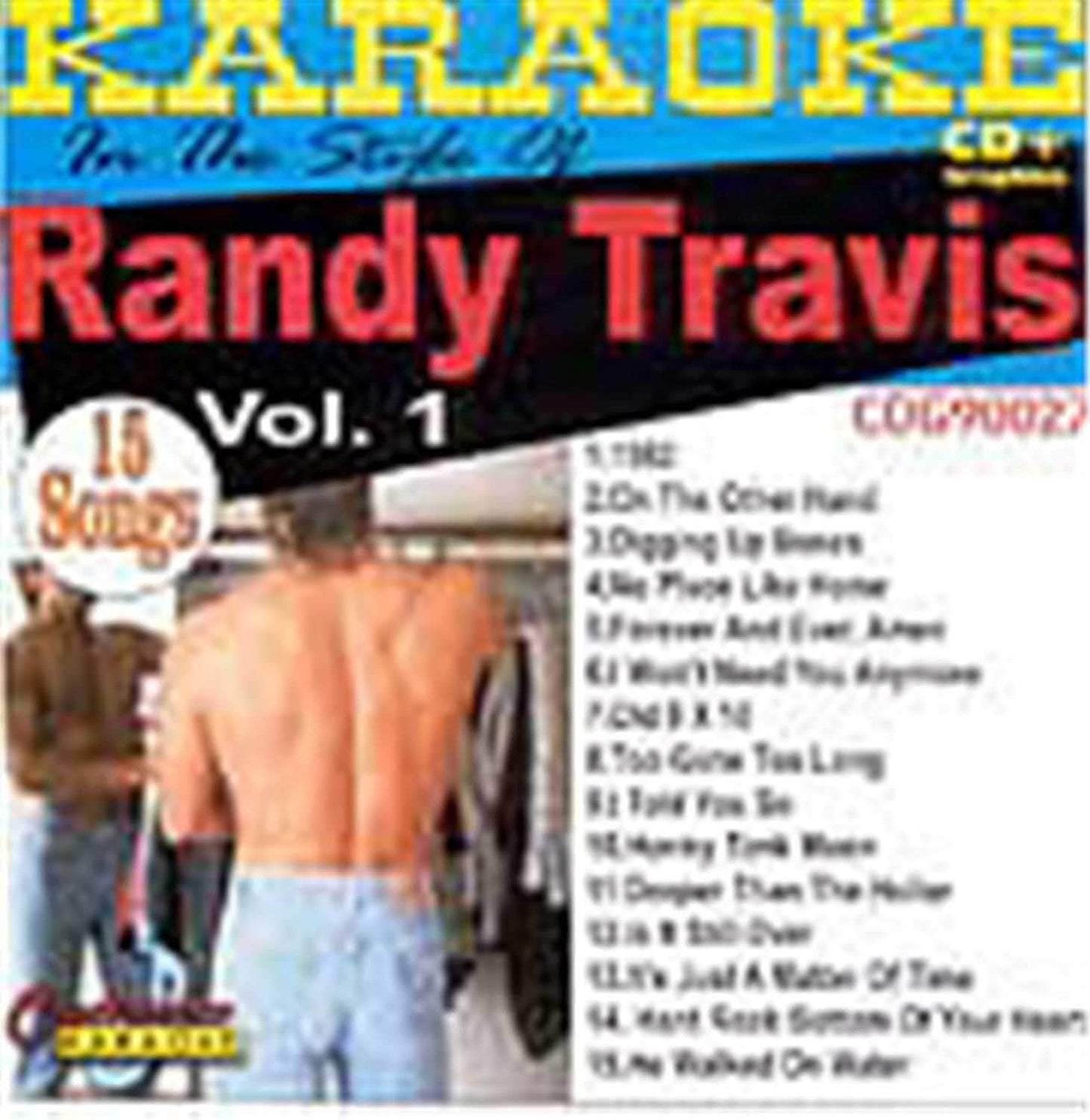 Chartbuster Karaoke Pro Artist Randy Travis Vol 1 - ProSound and Stage Lighting