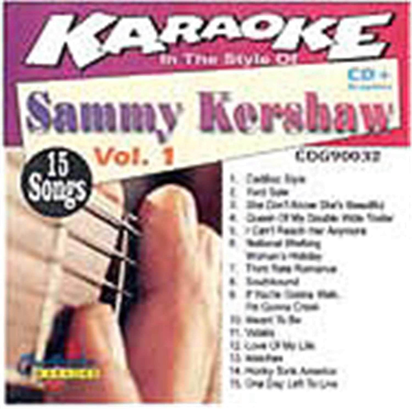 Chartbuster Karaoke Pro Artist Sammy Kershaw Vol 1 - ProSound and Stage Lighting