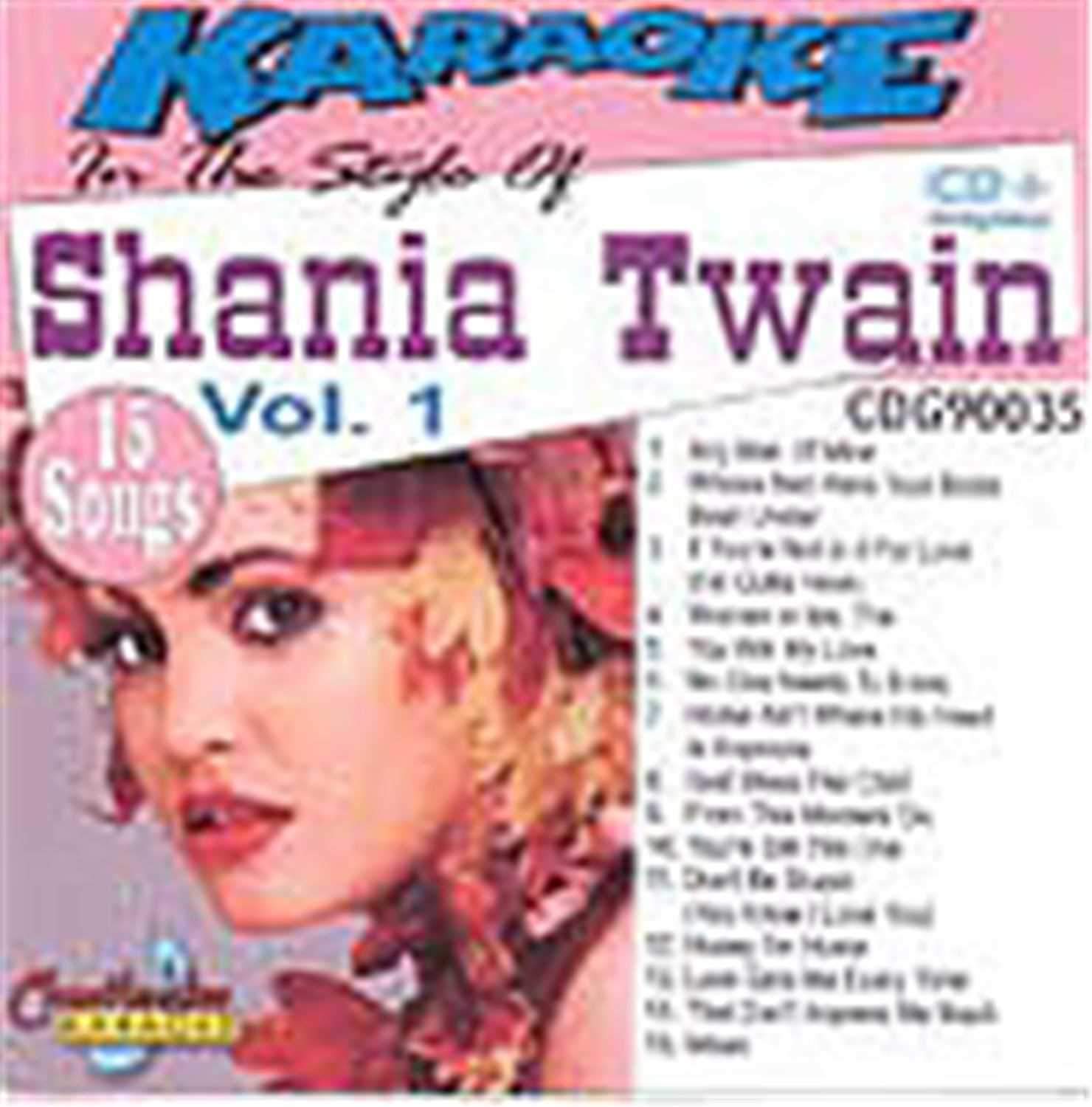 Chartbuster Karaoke Pro Artist Shania Twain Vol 1 - ProSound and Stage Lighting