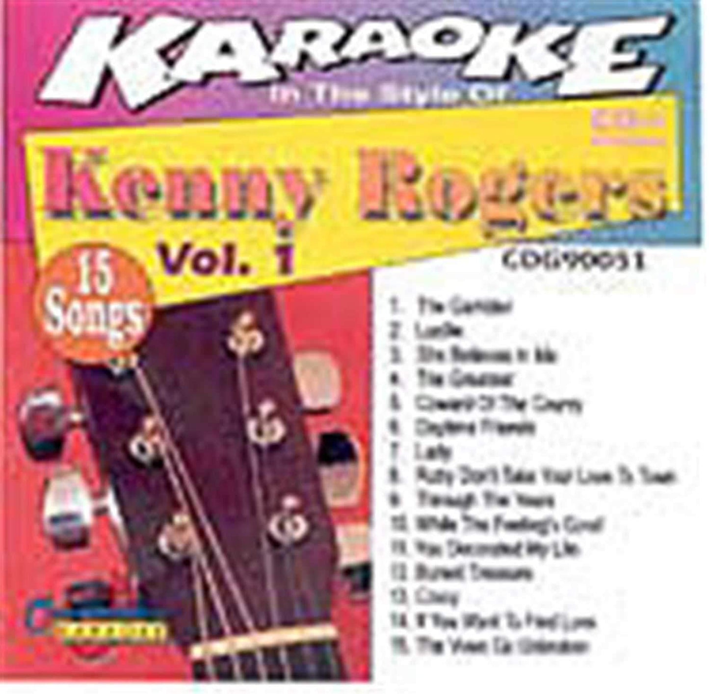 Chartbuster Karaoke Pro Artist Kenny Rogers Vol 1 - ProSound and Stage Lighting