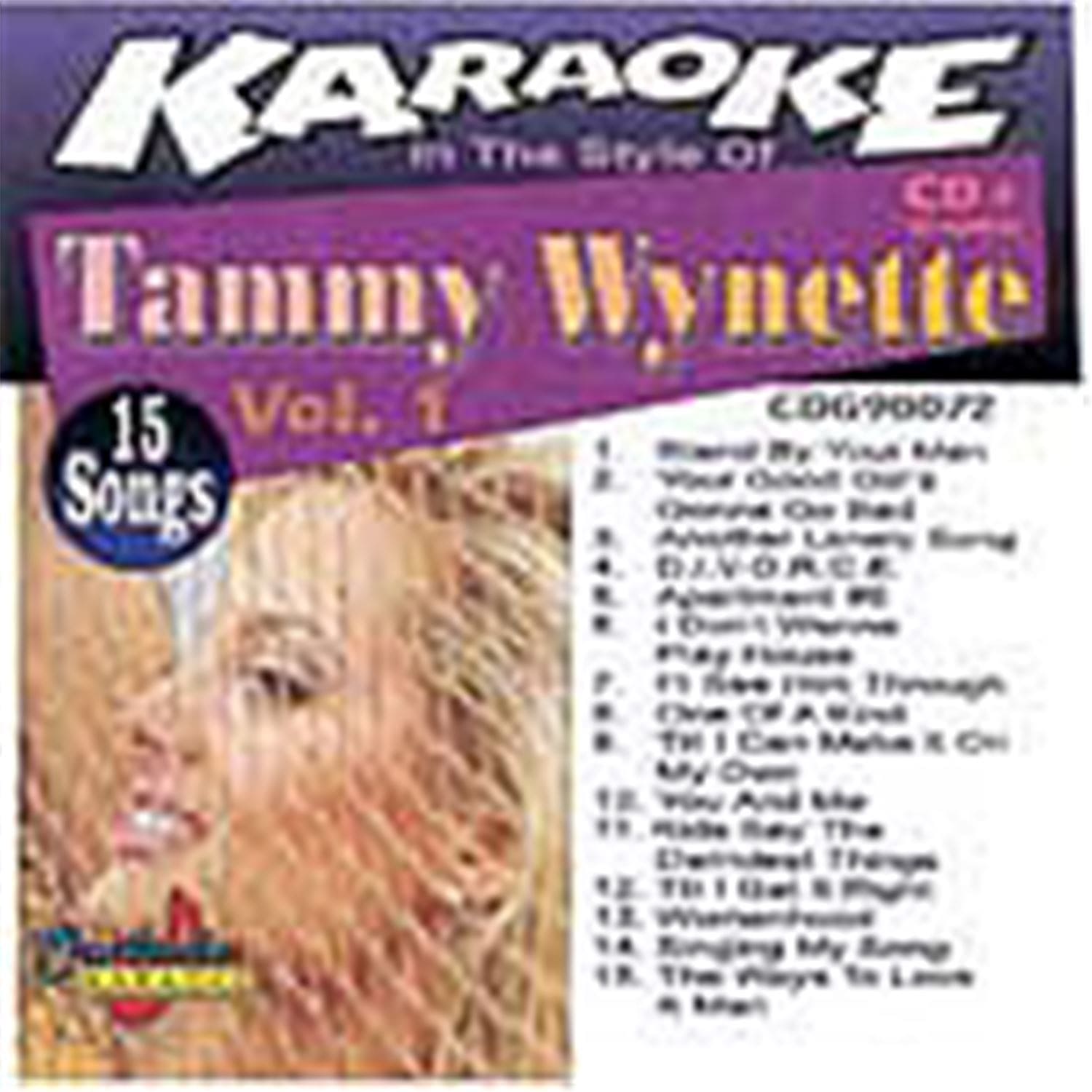 Chartbuster Karaoke Pro Artist Tammy Wynette - ProSound and Stage Lighting