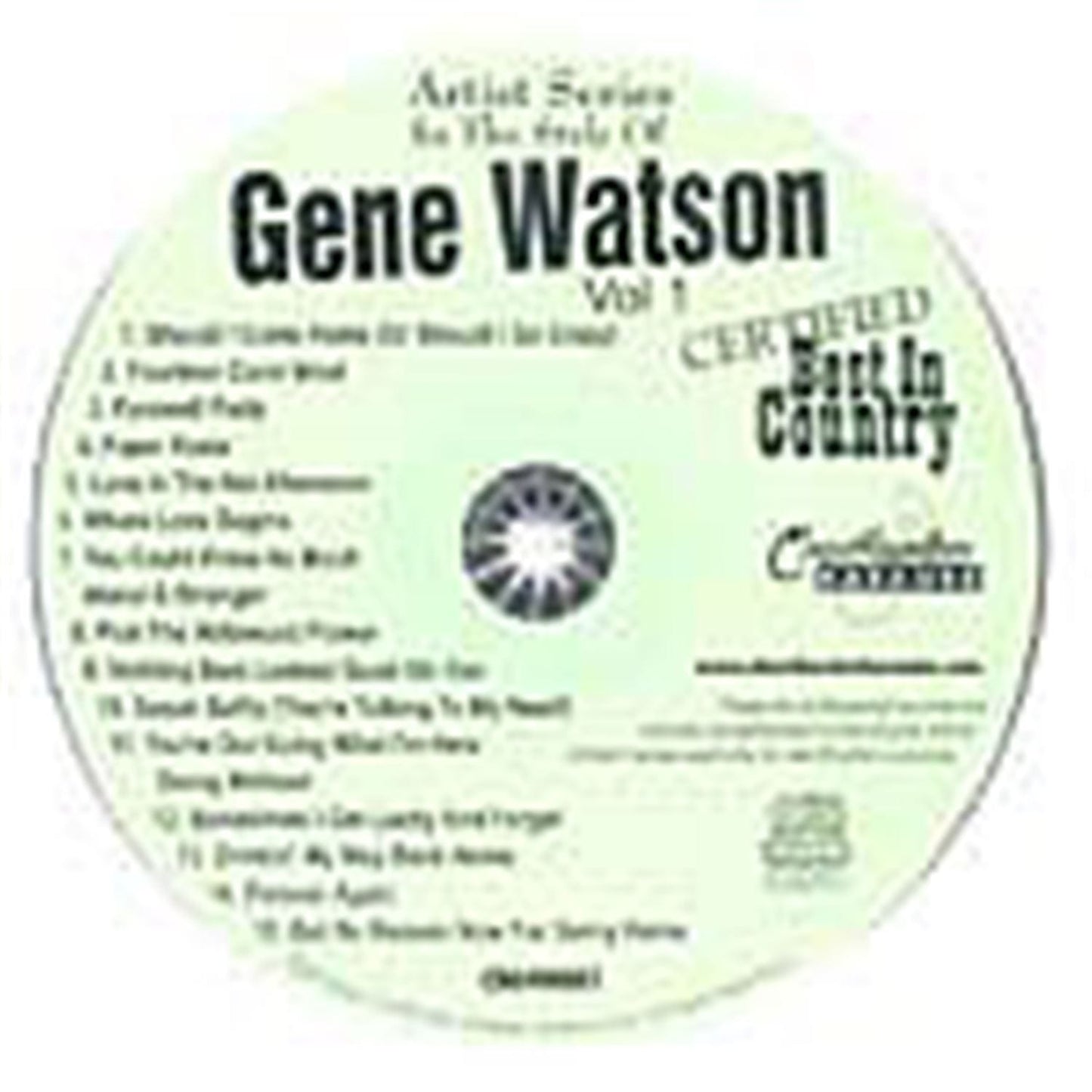 Chartbuster Karaoke Pro Artist Gene Watson - ProSound and Stage Lighting