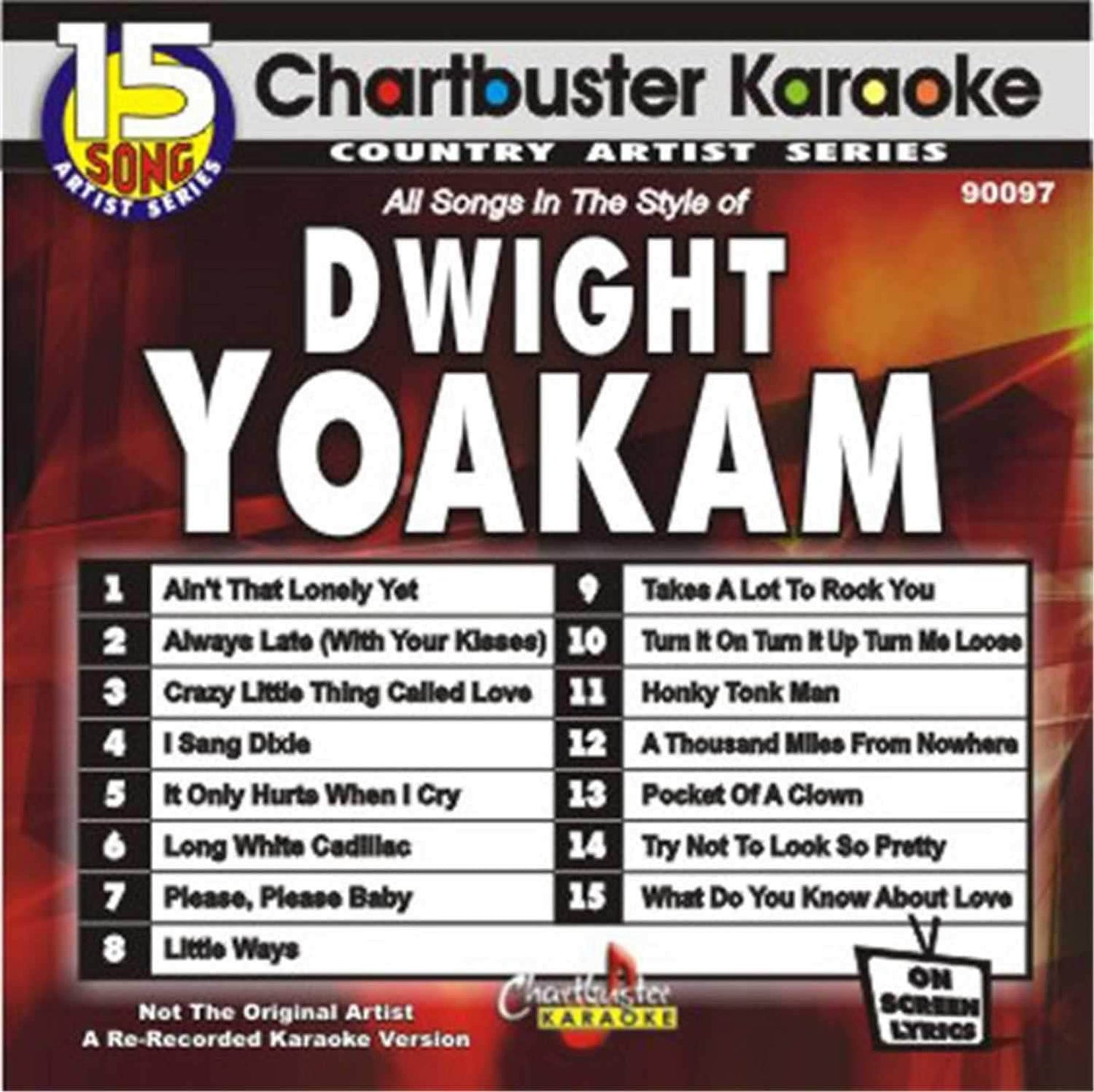 Chartbuster Karaoke Artist Dwight Yoakam - ProSound and Stage Lighting