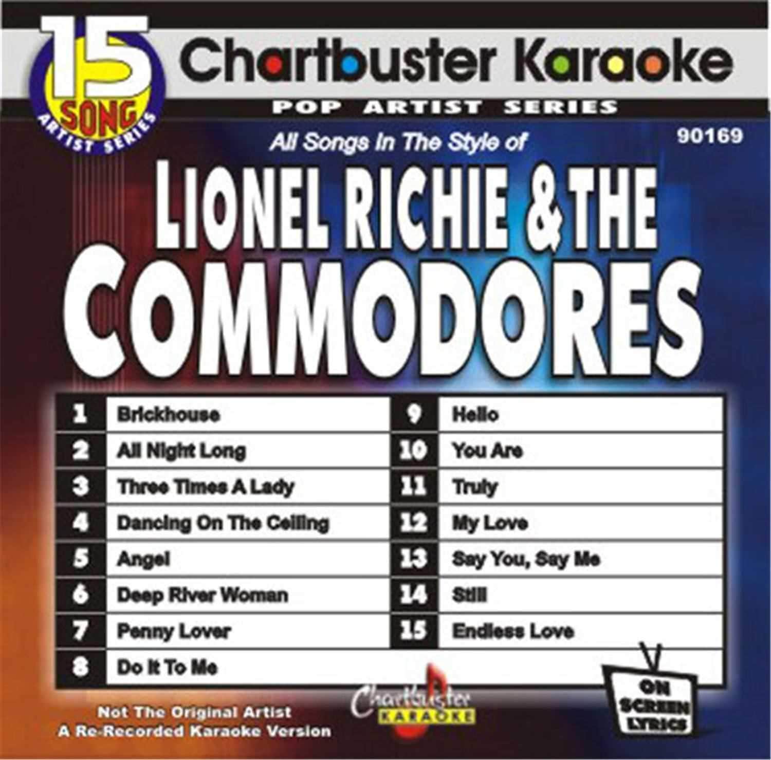 Chartbuster Karaoke Pro Disc Lionel Richie - ProSound and Stage Lighting